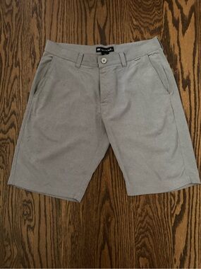 Travis Mathew Gray Flat Front Men's Shorts